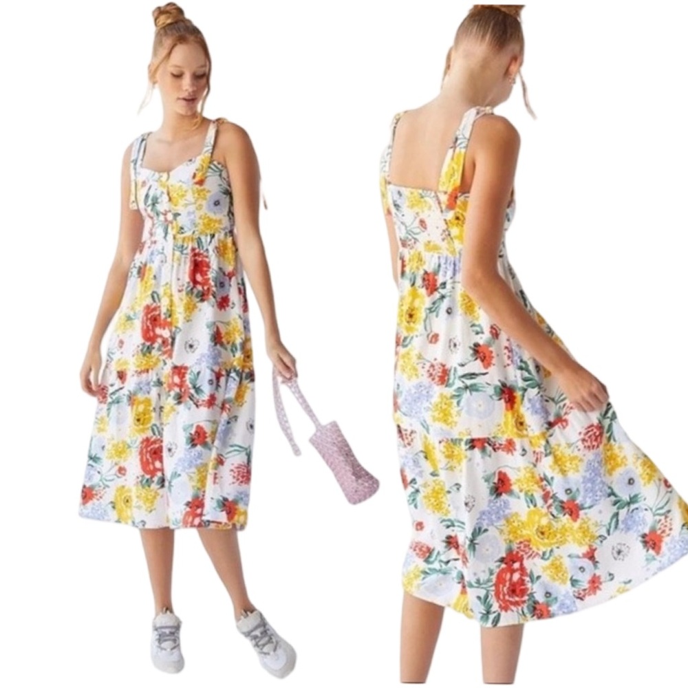 Urban Outfitters Midi Floral Button
Positano Sleeveless Sun Dress Cottagecore